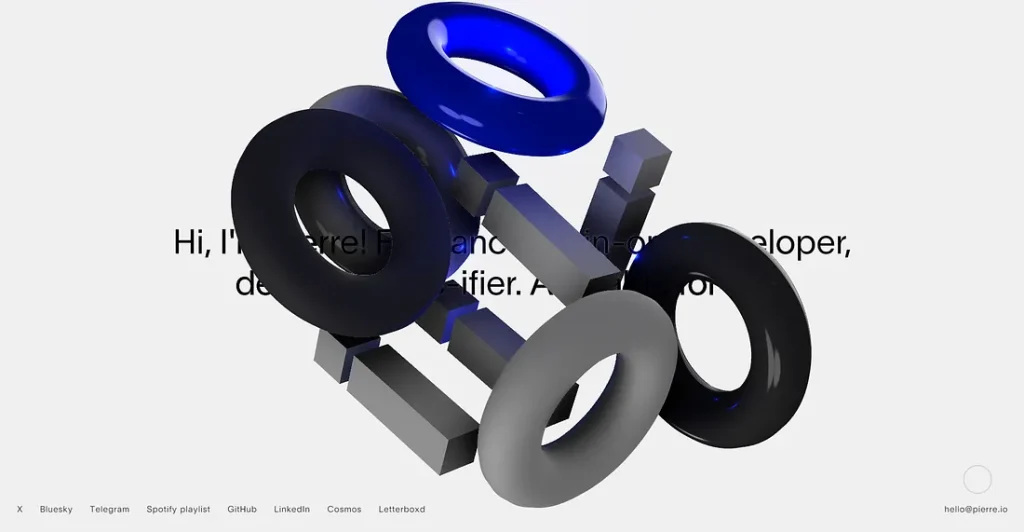 3D elements in web design trends 2025