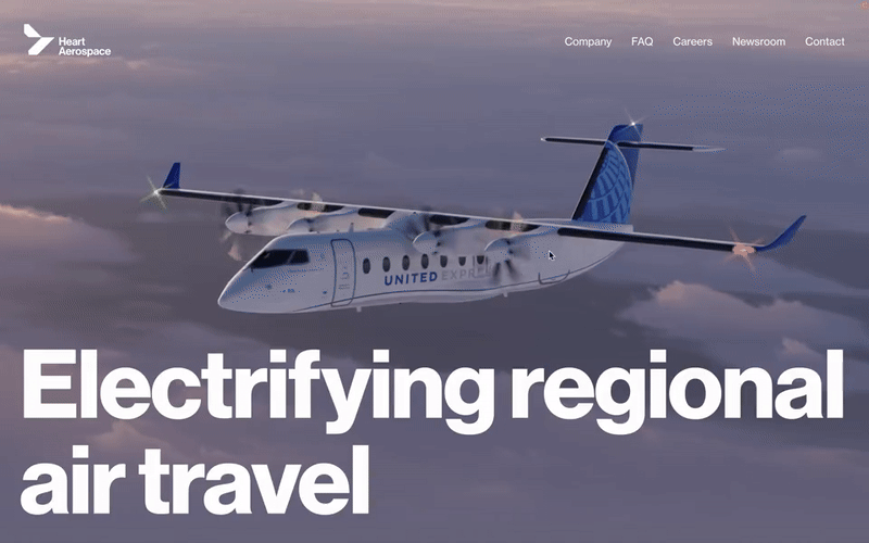 Big Typography Example - Website Design Trend 2025