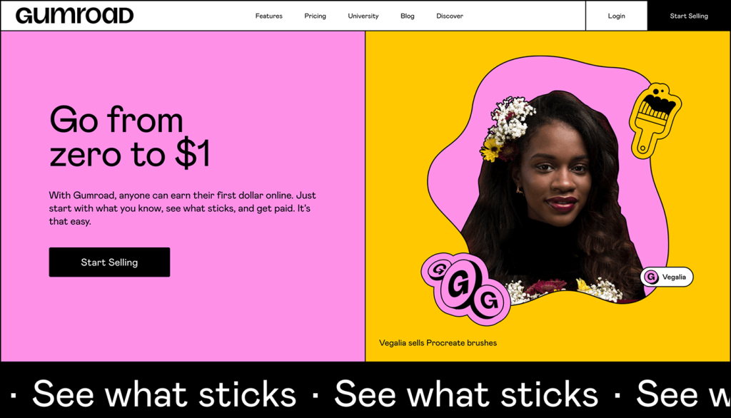 colorful-brutalist- web design