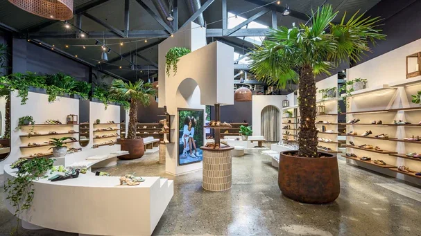 Screenshot of Bared Footwear Australian Shopify store